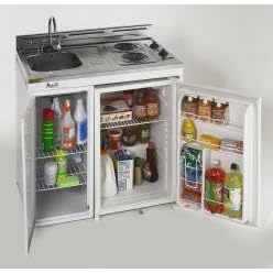 Avanti 36 Compact Kitchen w Refrigerator and Stove Top - Model CK36 Compact Kitchen by Avanti