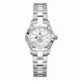 Auburn Womens TAG Heuer Steel Aquaracer Watch with Mother of Pearl Dial