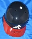 Brian McCann Autographed/Hand Signed Braves Authentic Batting Helmet