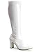 Women's Knee-High Stretch Patent Gogo Boot With 3 1/4 Inch Block Heel