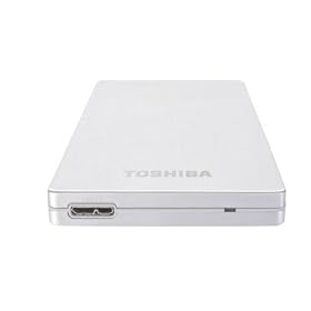 Toshiba - StorE Alu 2S - Disque dur externe portable 2,5'' - 500 Go - Argent
