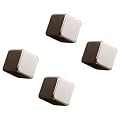Sigel GL190 Design-Magnetw�rfel, silber, extra stark (N42), h�lt bis zu 8 Blatt DINA4-Papier (80g/m�) , vernickelt, 10x10x10 mm, 4 ST