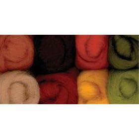 Roving 100% Wool Ast-Autumn