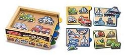 MELISSA & DOUG VEHICLES MINI-PUZZLE PACK