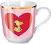 Spielwaren : United Labels 0103953 - Best of Snoopy-Pink Love Becher Porzellan in prämierter Geschenkverpackung 300 ml