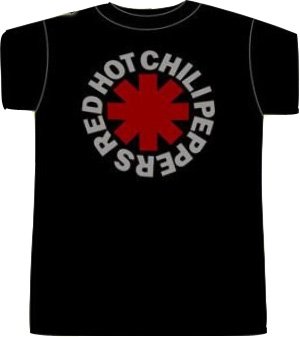 Official RHCP T SHIRT Red Hot Chili Peppers ASTERIX