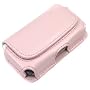 Universal Horizontal Pink Eva Pouch Leather Case with Clip of Lg Lg Vx8300, Vx5300, Vx3400, Vx8500 Chocolate, Vx8550, Vx8600, Ax8600, Lx550 Fusic, Lx570 Muziq, Cu400, Cu405, Cu500, Cu575, Cu720, Motorola Razr V3, V3c, V3m, V3i, Samsung A900, T809, D807, A990, T629, U740, Sanyo 6600 Katana