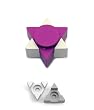 Star of David Travel Candleholders - Purple - by Agayof
