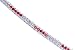 Bold and Beautiful Round Cut Created Ruby & White CZ Gemstone Tennis Bracelet in Sterling Silver