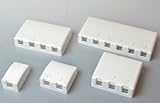 日本製線　Cat6用6ポートローゼットボックスキット（深型）　NSBOX6L-624KIT※3個入り