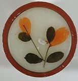 Auroshikha Flower Candles - Rose - Medium Terra Cotta (2-1/2 In x 1 In) Round