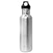 Eco-Friendly Wide Mouth 25 oz Stainless Steel Water Bottle - BPA Free, Brushed Metal