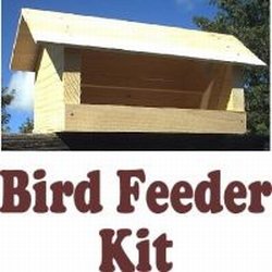 Wood Bird Feeder Kit With Nails