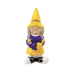 Louisiana State University Cheerleader Garden Gnome