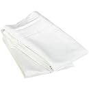 Egyptian Cotton 1500 Thread Count Oversized King Pillowcase Set Solid, White