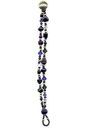 Bead Beautiful Jewelry - Sapphire Crystal Bracelet - Size Medium 7.0 Inches Long