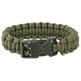 Para Cord Brands SBODM Survival Bracelet Olive Drab Size Medium with Hand Tied Military Para-Cord Construction