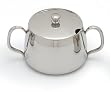 Carlisle Food Service - Rhapsody Sugar Bowl w/Lid 8 oz - Stainless Steel