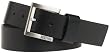 Kenneth Cole Reaction Men's Logo Motion 1 1/2" Leather Casual Belt