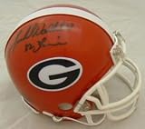 Herschel Walker Autographed/Hand Signed Georgia Bulldogs Mini Helmet w/Heisman Inscription
