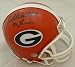 Herschel Walker Autographed/Hand Signed Georgia Bulldogs Mini Helmet w/Heisman Inscription