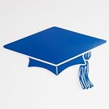 Mini Blue Graduation Cap Cut