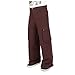 Hemp Pants - Hand Woven Mens Cargo Pants - Brown - Medium