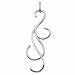 14kt White Gold Swirl and Curl Fashion Pendant