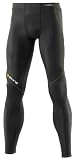 SKINS A400 Men's Long Tights, Black/Yellow, XS