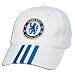adidas Chelsea 3 Stripe Cap WHITE