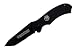 Smith & Wesson Black Extreme Ops Folding Knife - Titanium 440 Steel Tanto Combo Blade
