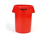 ラバーメイド BRUTE(ブルート)丸型コンテナ 166.5L 2643RED　レッド