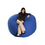 Comfort Research Nap Ruby Red King 54W x 54D x 42 High Fuf Foam Filled Poof Foof Frameless Chair