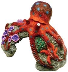 Blue Ring Octopus Aquarium Ornament