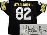 John Stallworth Pittsburgh Steelers NFL Hand Signed Authentic Style Black Jersey