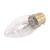 10 Pack of bulbs Candle shape 60w Equivalent BC (B22) Bayonet cap Dimmable Halogen Candle Energy Saving light bulbs lamps