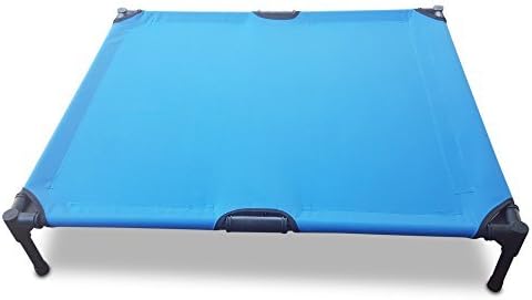 Super Pets Boutique Indoor /Outdoor Elevated Cooling Pet Bed (True Blue)