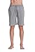 CYZ Men's 100% Cotton Knit Sleep Shorts-GreyNoStripe-L