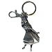 Alice in Wonderland Pewter Keychain