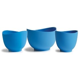 iSi Basics Flex-it 2-Quart Mixing Bowls, Set of 3, 1 Quart, 1-1 2 Quart, 2 Quart,... by iSi