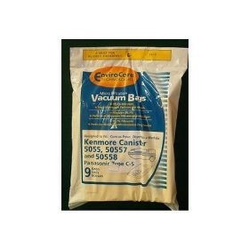 18 Kenmore 50558, 5055, 50557 Mircrofiltration Canister Vacuum Bags