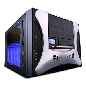 Apevia X-QPACK2 X-QPACK2-AL/500 - Desktop - micro ATX - power supply 500 Watt - black, silver - USB/FireWire/Audio