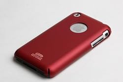 Apple iPhone Soft Polycarbonate Slim fit Case -Red(Cozip Brand-JoWow exclusive) Made in Korea