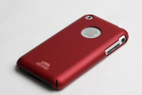 Apple iPhone Soft Polycarbonate Slim fit Case -Red(Cozip Brand) Made in Korea