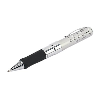 3in1 Geek Pen: 2GB USB, MP3, & Voice Recorder