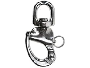 FIVE OCEAN # FO 443-SNAP SWIVEL STAINLESS STEEL SHACKLE- 70 MM (2.7