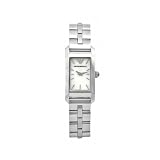 Emporio Armani Ladies Stainless Steel Bracelet watch With White Dial.
