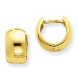14k Gold Hinged Hoop Earrings