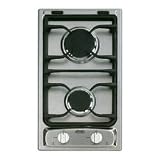DELONGHI Gas 2 Burner Built-In Cooktop w/ Cast Iron Grate, and Safety - DEGCT212F