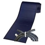 Solar Battery Charger Kit for 12V. Includes 68 Watt Flexible Solar Panel and 30' cable. ~ SoldonSUN